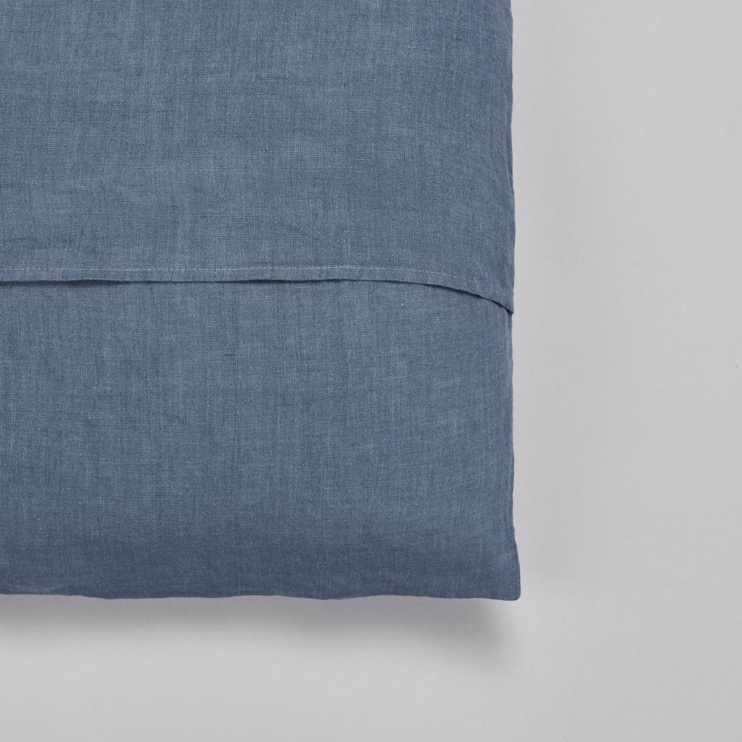 Leinen-Kissenbezug 40x40 cm Atlantikblau LEINEREI
