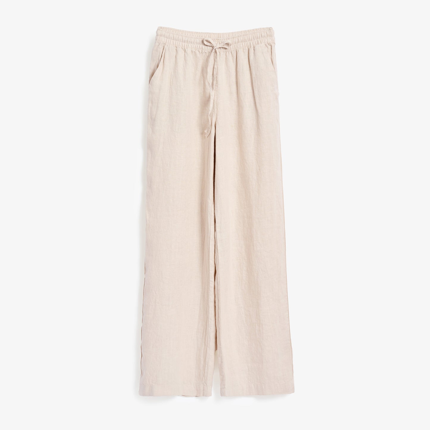 Leinenhose Damen Sand Beige