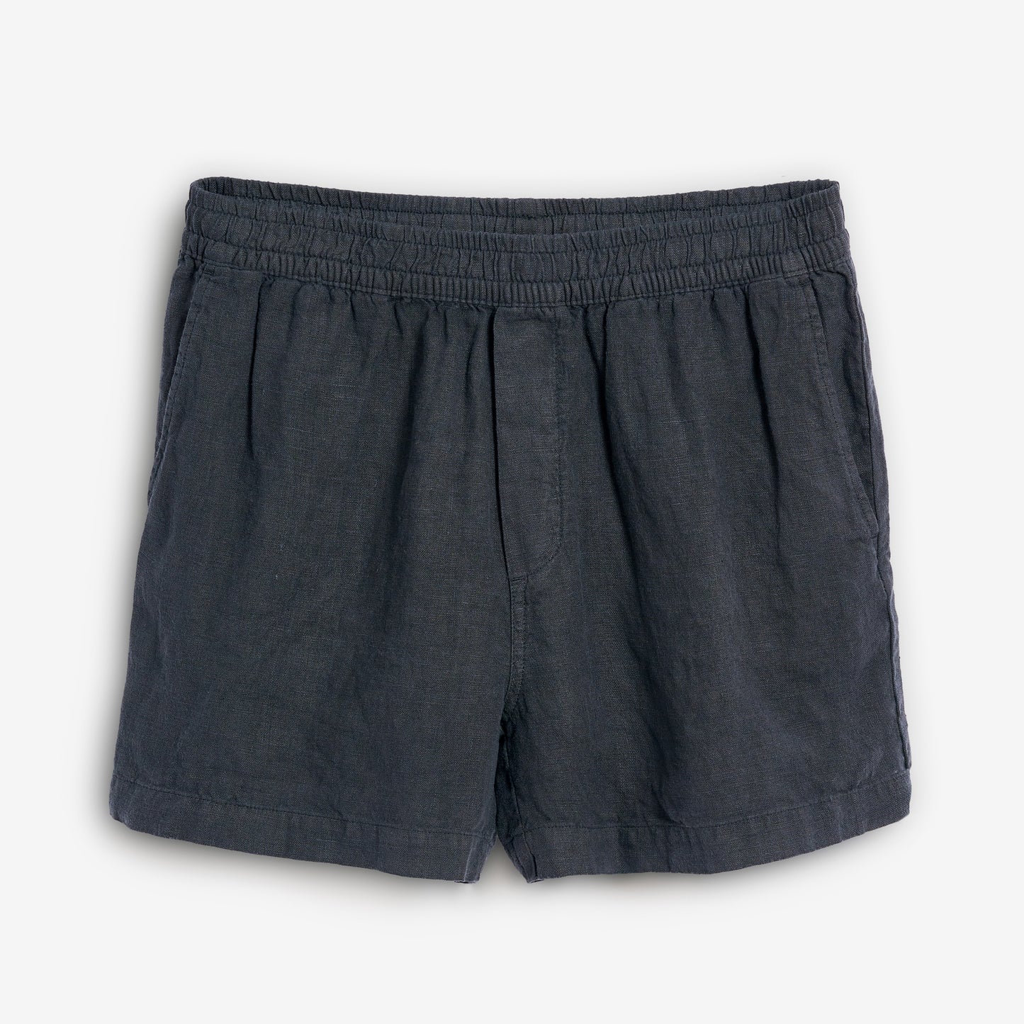 Leinen Shorts Herren Cozy Anthrazit