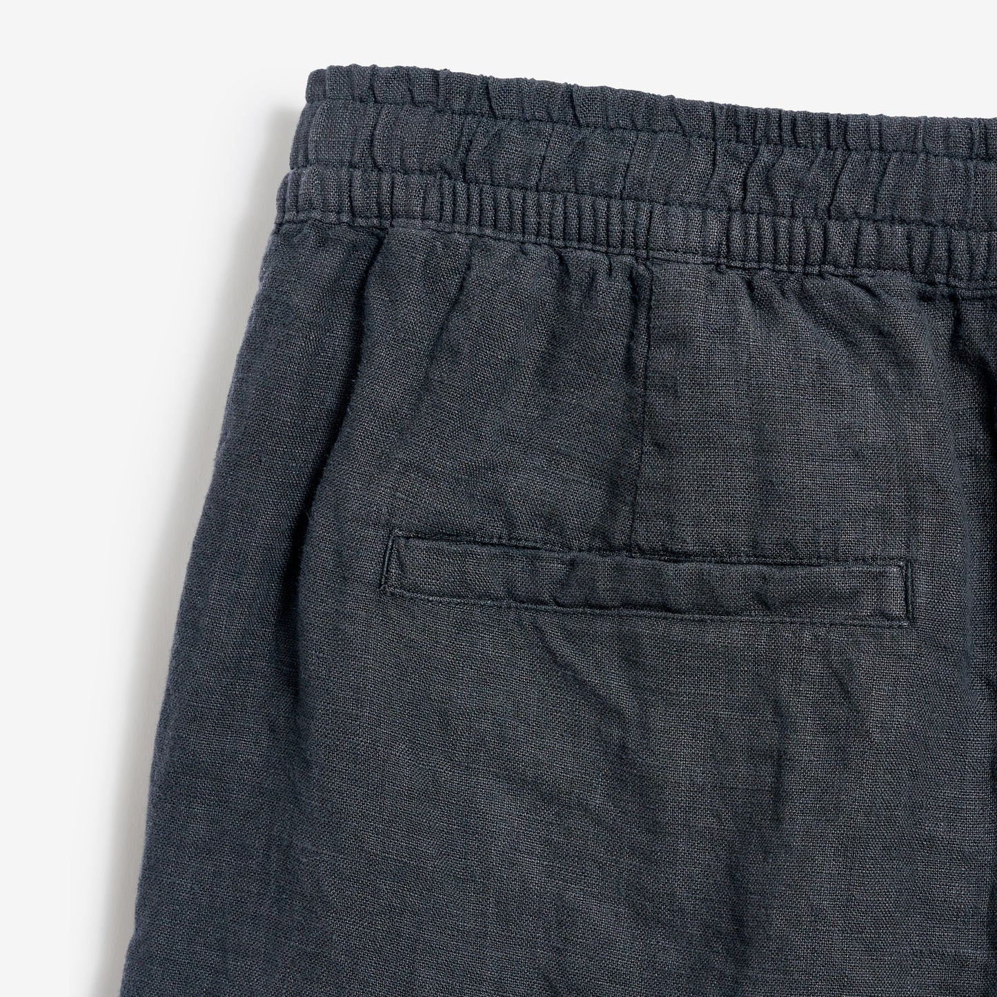 Leinen Shorts Herren Cozy Anthrazit
