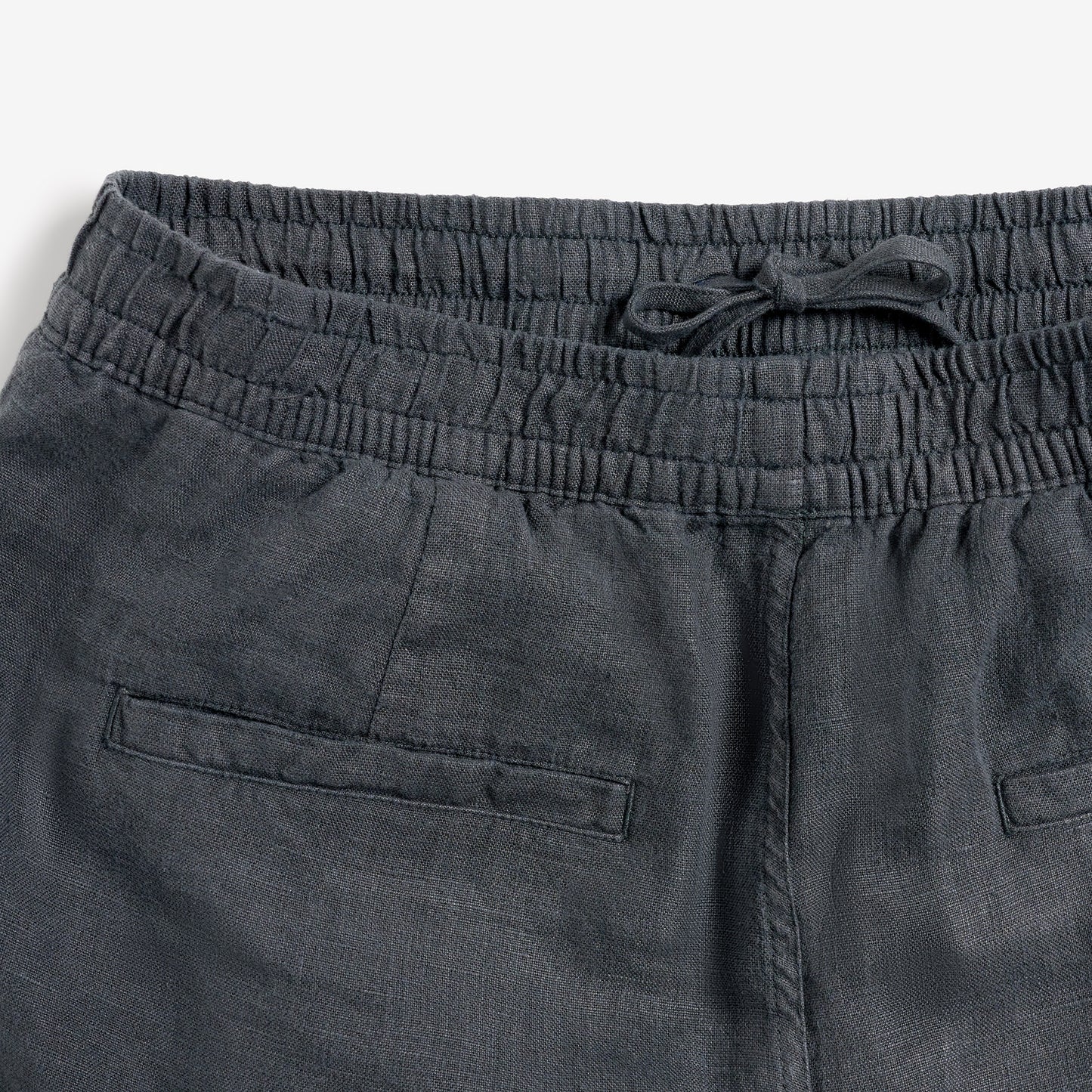 Leinen Shorts Herren Cozy Anthrazit