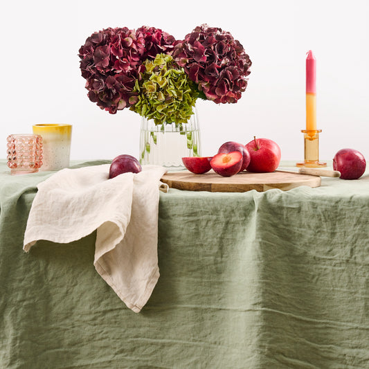 Leinen-Servietten Sand, 4 Stück LEINEREI.com