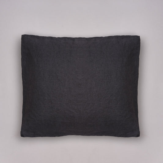 Leinen-Kissenbezug 40x40 cm Cozy Anthrazit