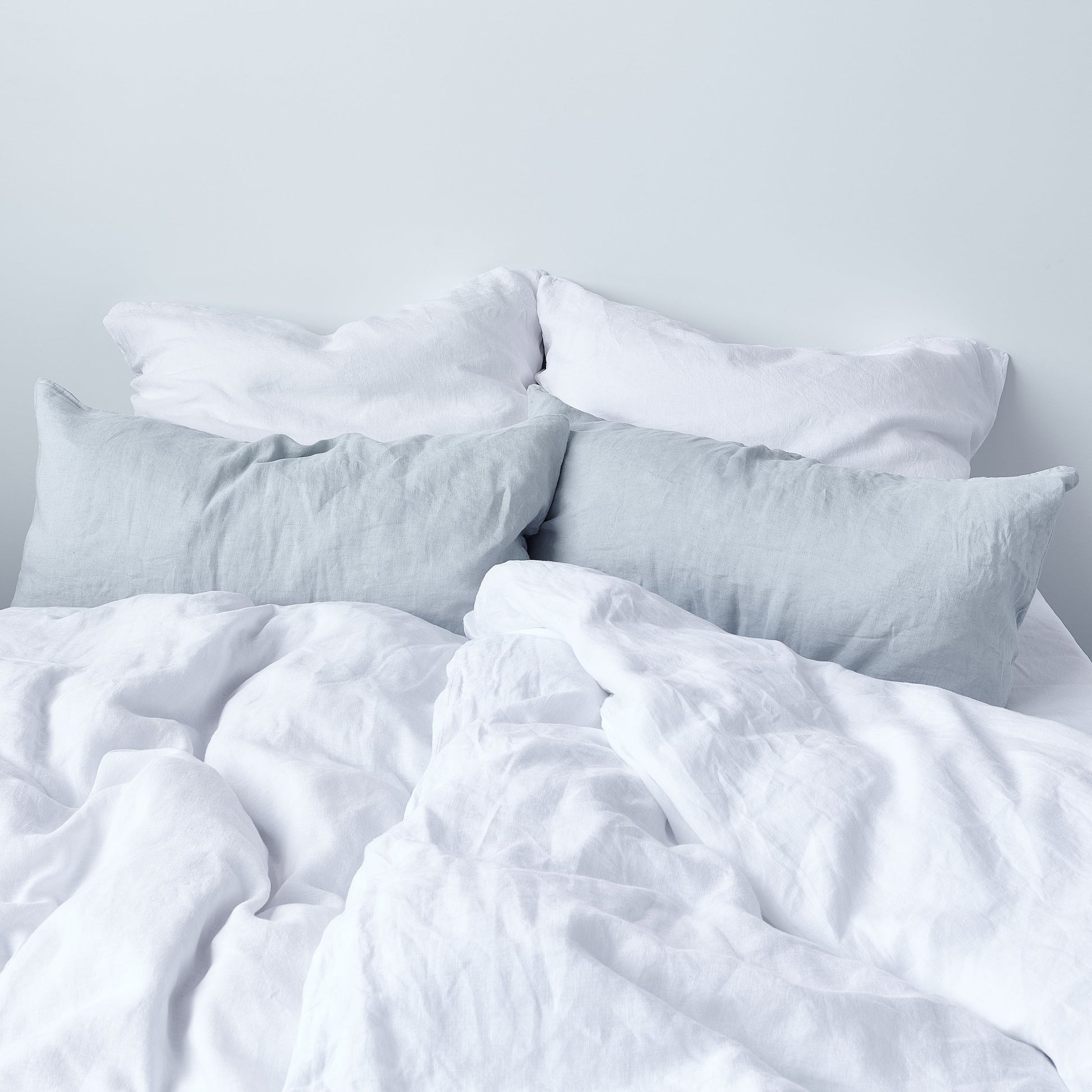 Deckenbezug Alpinweiß - Leinen-Bettwäsche - LEINEREI