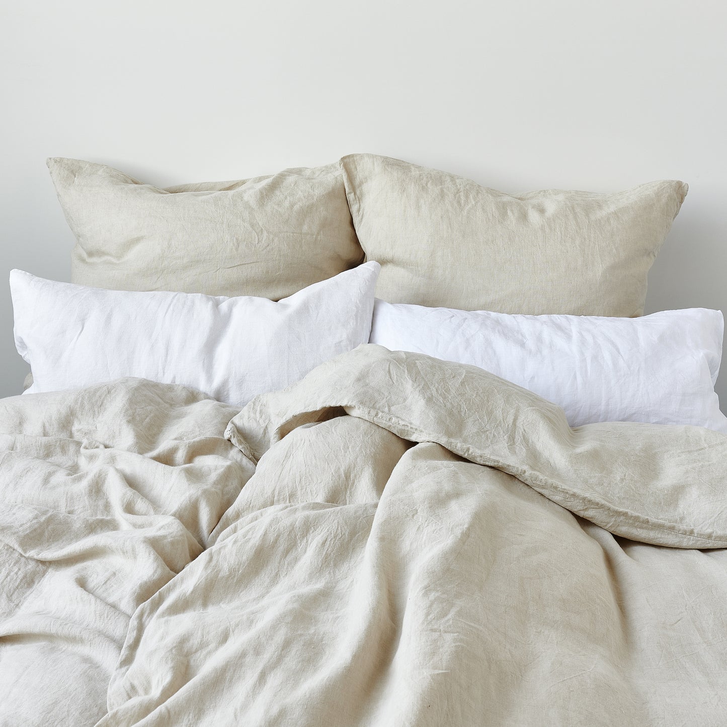 Leinen-Kissenbezug Sand LEINEREI