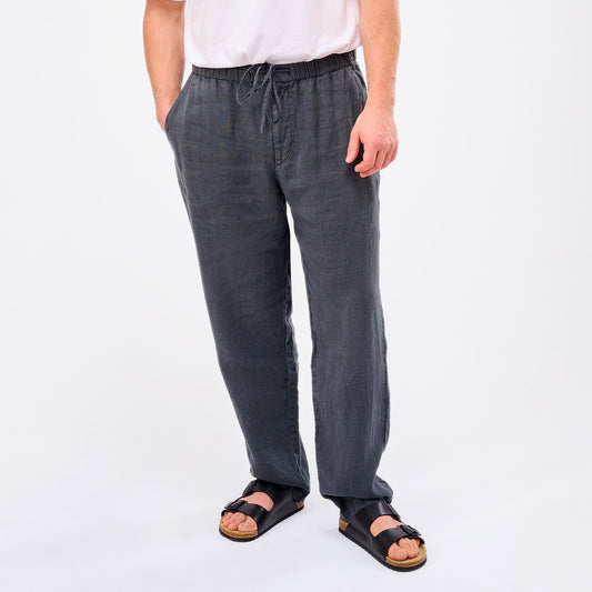 Leinenhose Herren Cozy Anthrazit