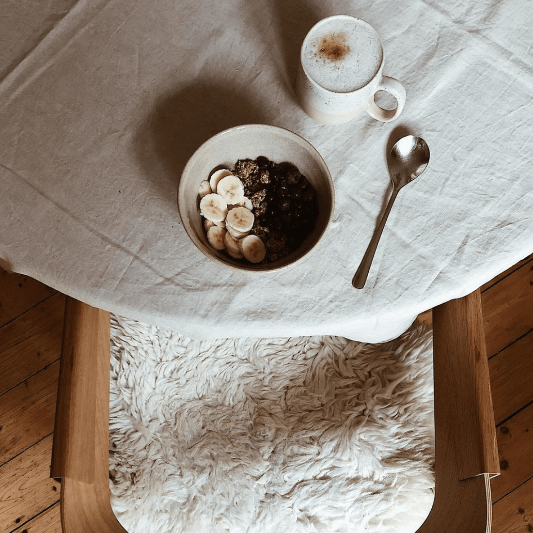Leinen-Tischdecke