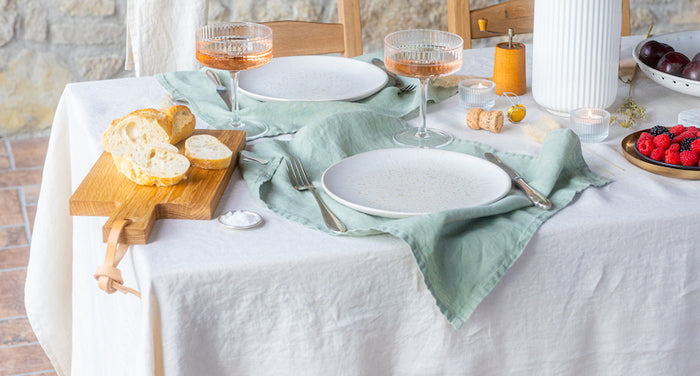 ✨ Warum Leinen-Tischdecken? ✨