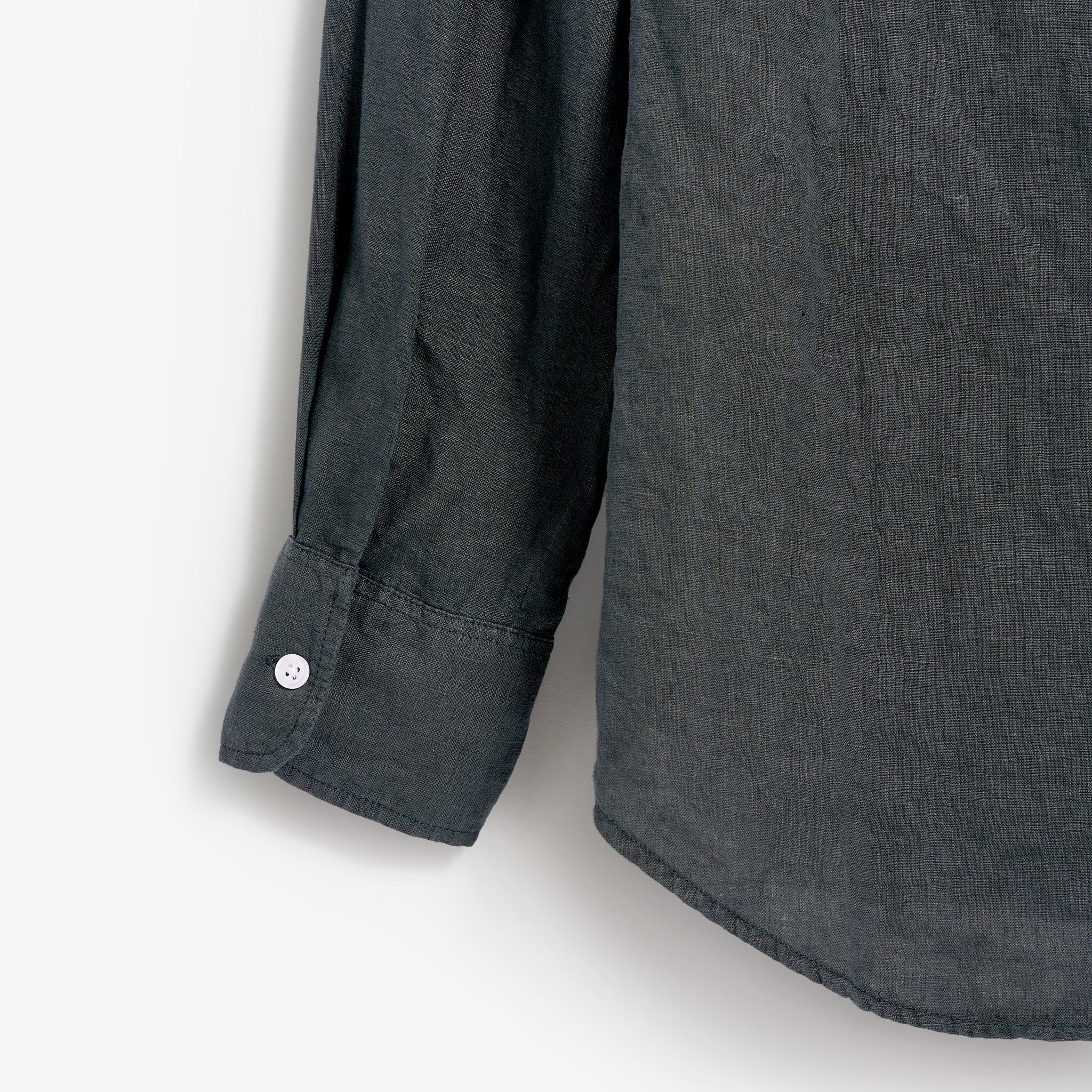 Leinenbluse Damen Cozy Anthrazit