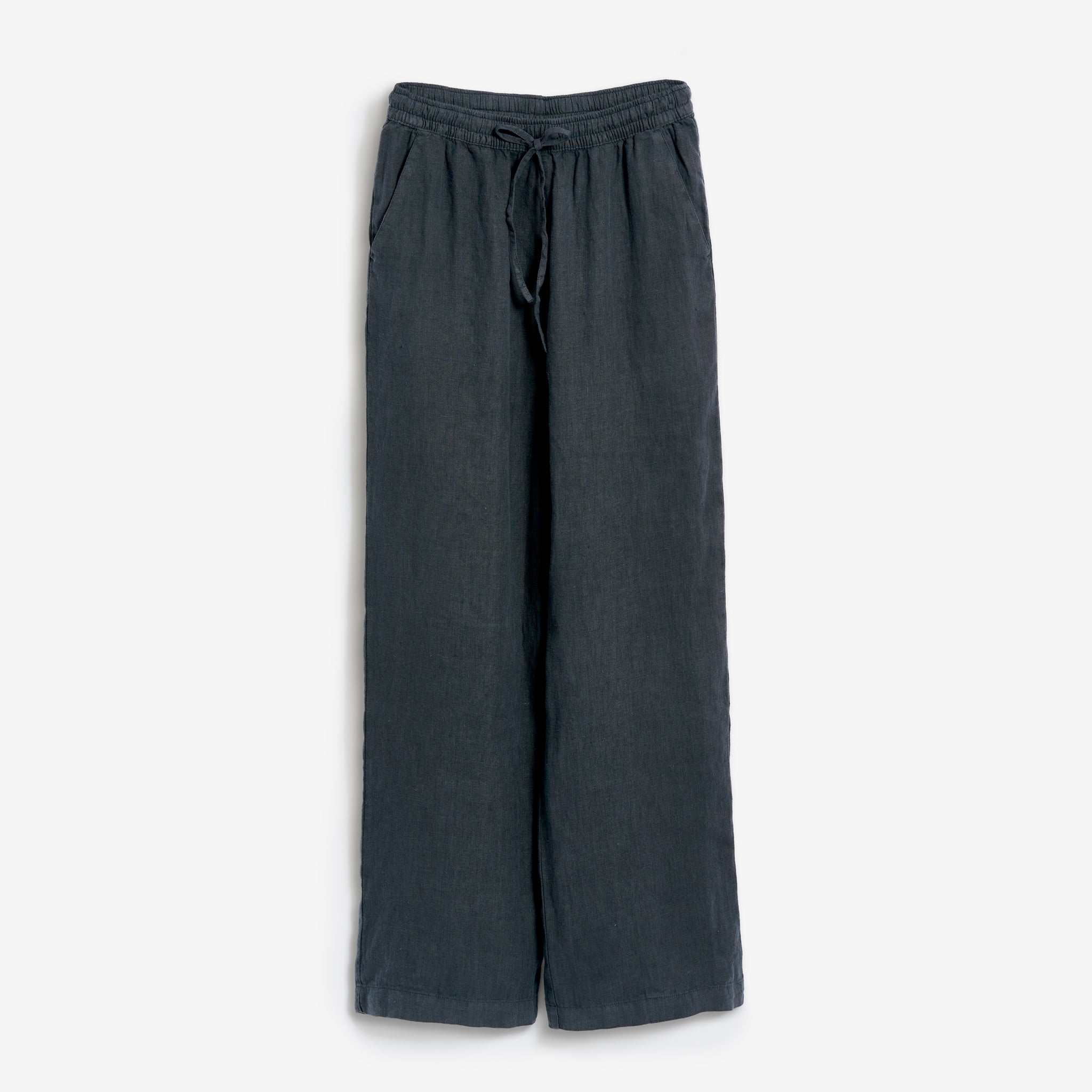Leinenhose Damen Cozy Anthrazit