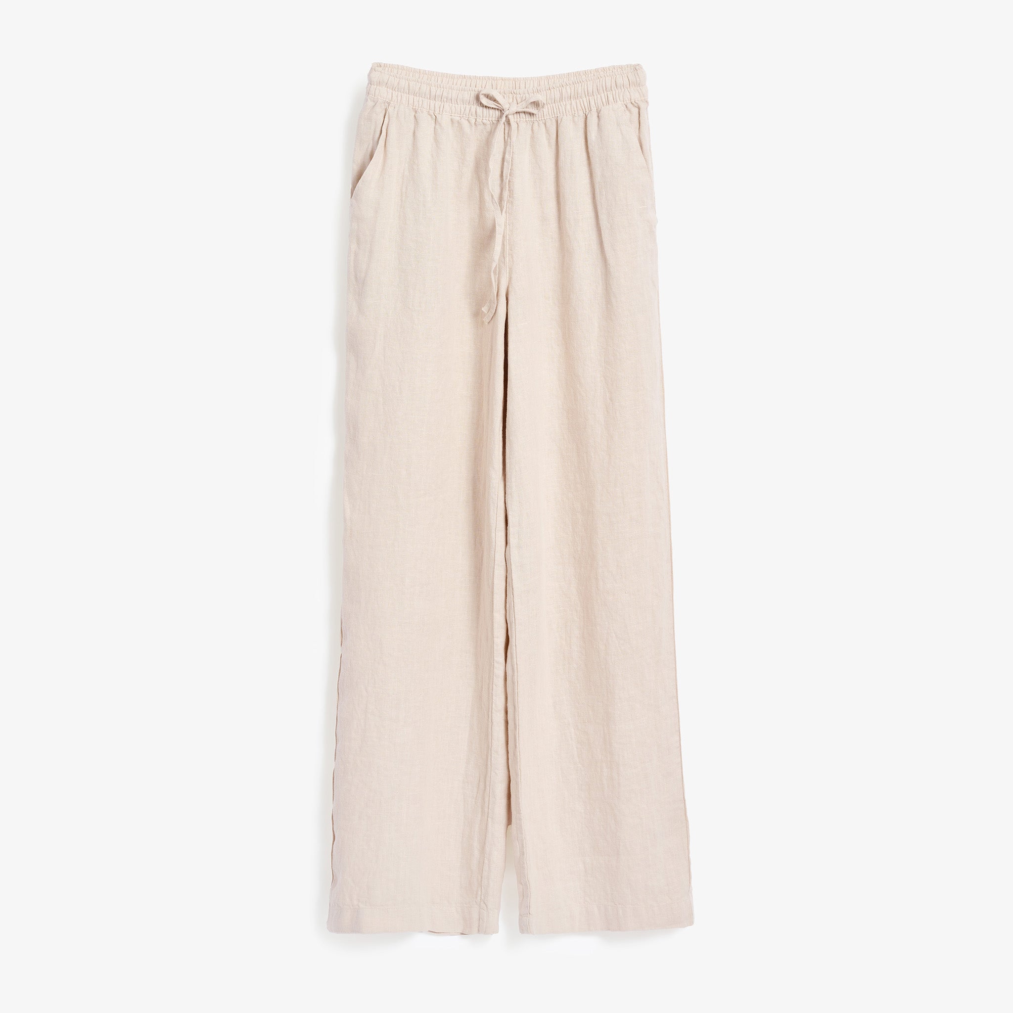 Leinenhose Damen Sand Beige