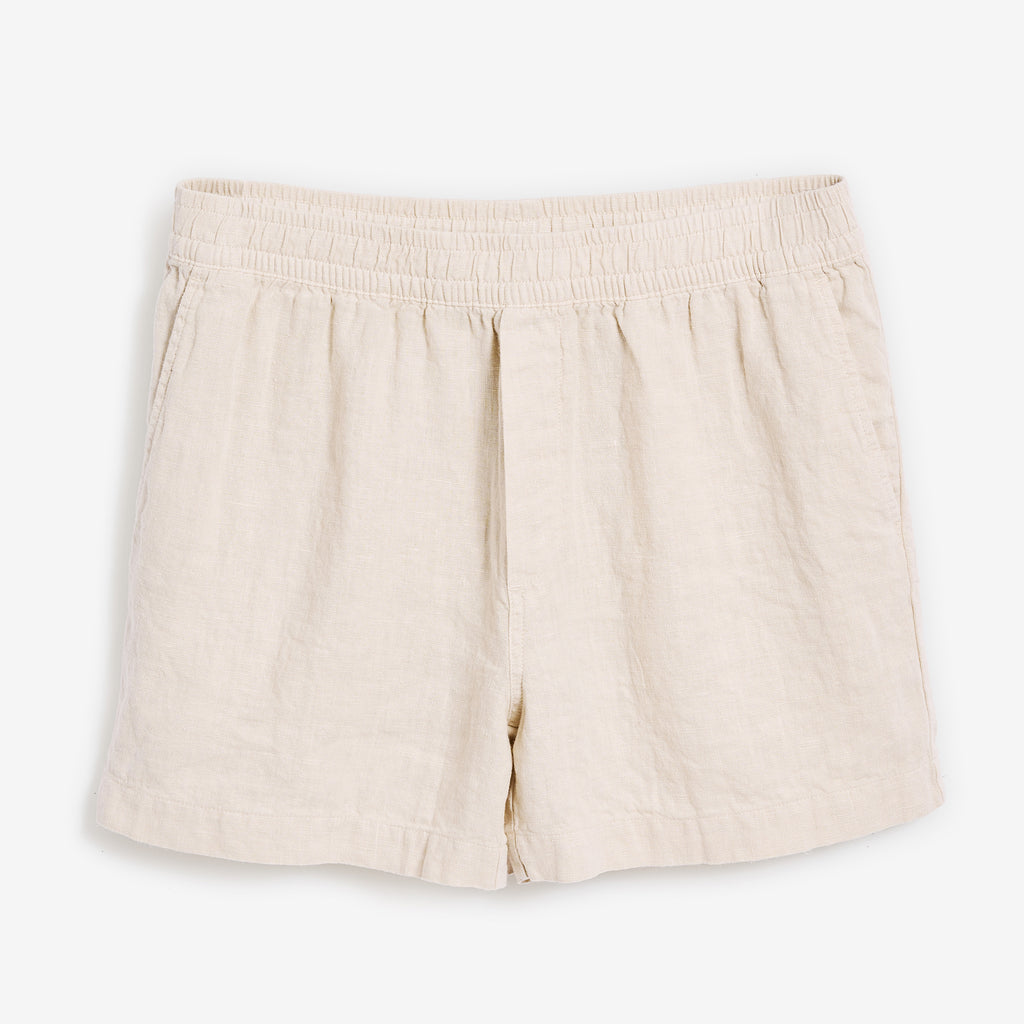 Leinen Shorts Herren Sand