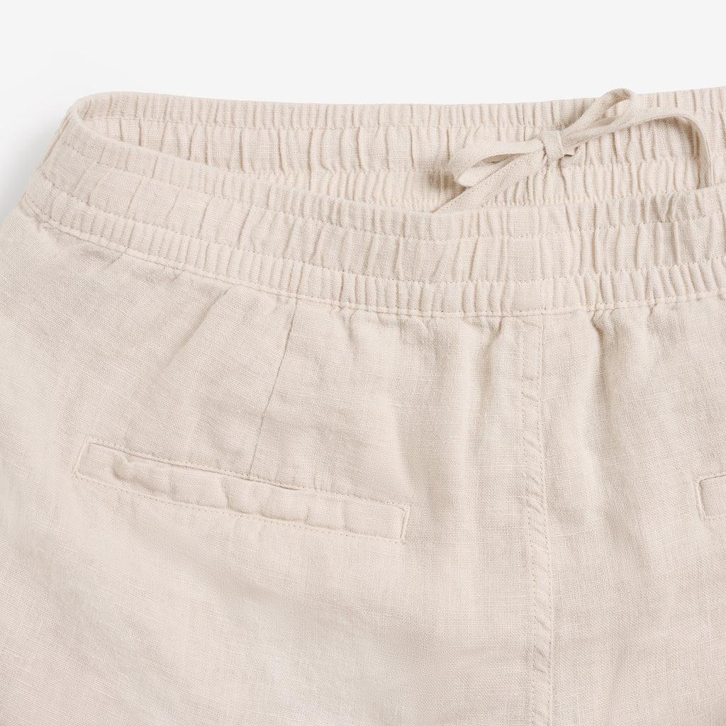Leinen Shorts Herren Sand