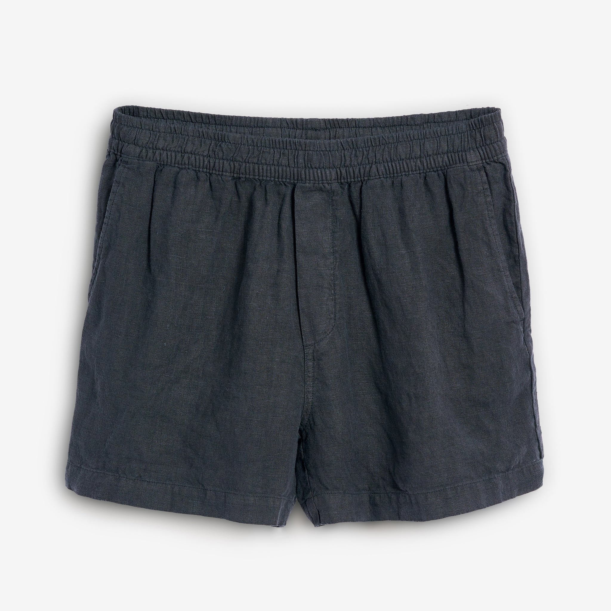 Leinen Shorts Herren Cozy Anthrazit