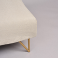 Leinen-Spannbettlaken beige von LEINEREI - Premium Leinen, made in Europe. 100% gewaschenes Leinen mit Soft-Touch Finish.