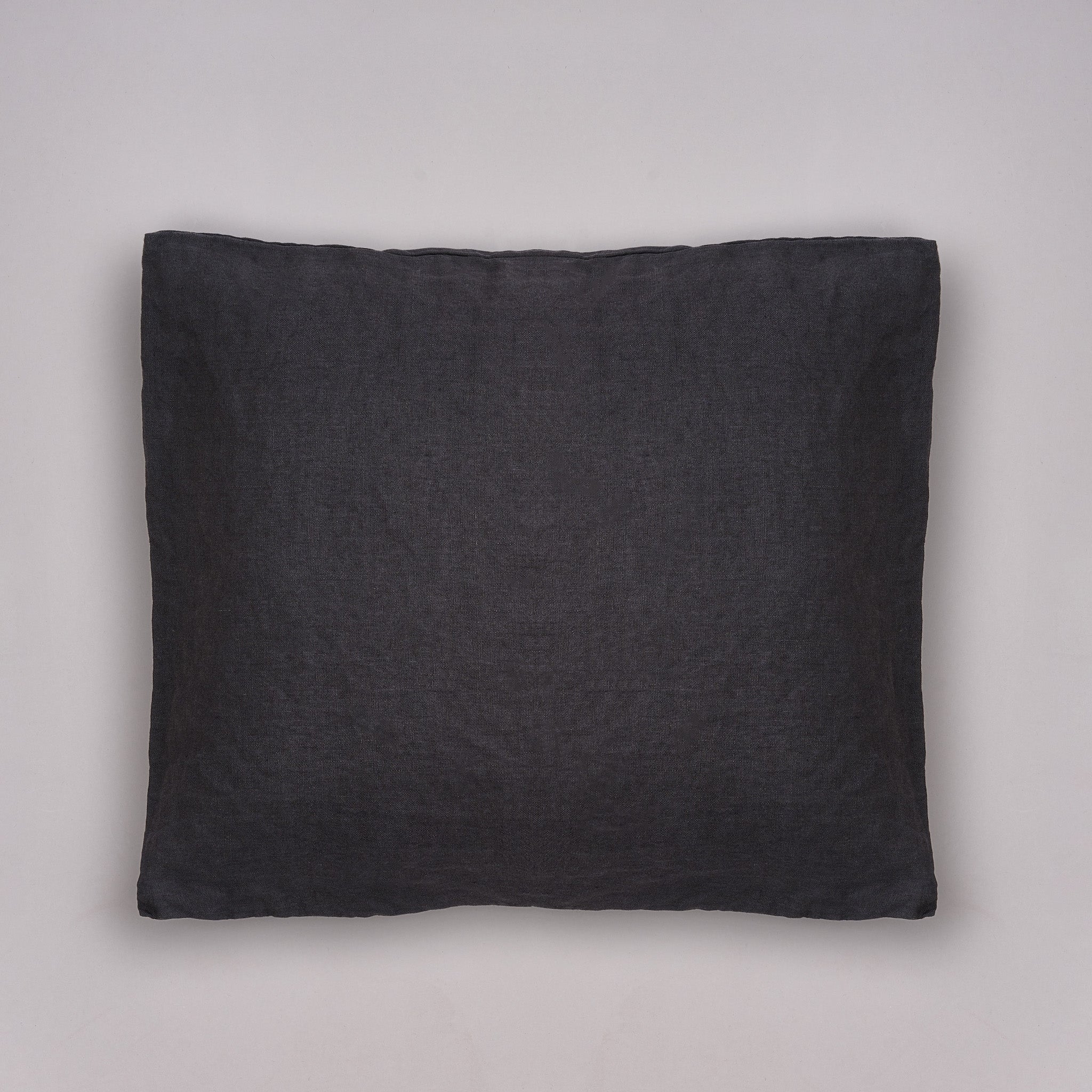 Leinen-Kissenbezug 40x40 cm Cozy Anthrazit