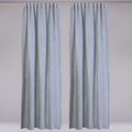 Leinen-Vorhang blau von LEINEREI - Premium Leinen, made in Europe aus 100% gewaschenem Leinen. Weiches Leinen für maximalen Komfort. Hochwertig und nachhaltig produziert.