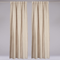 Leinen-Vorhang beige von LEINEREI - Premium Leinen, made in Europe. 100% gewaschenes Leinen mit Soft-Touch Finish.