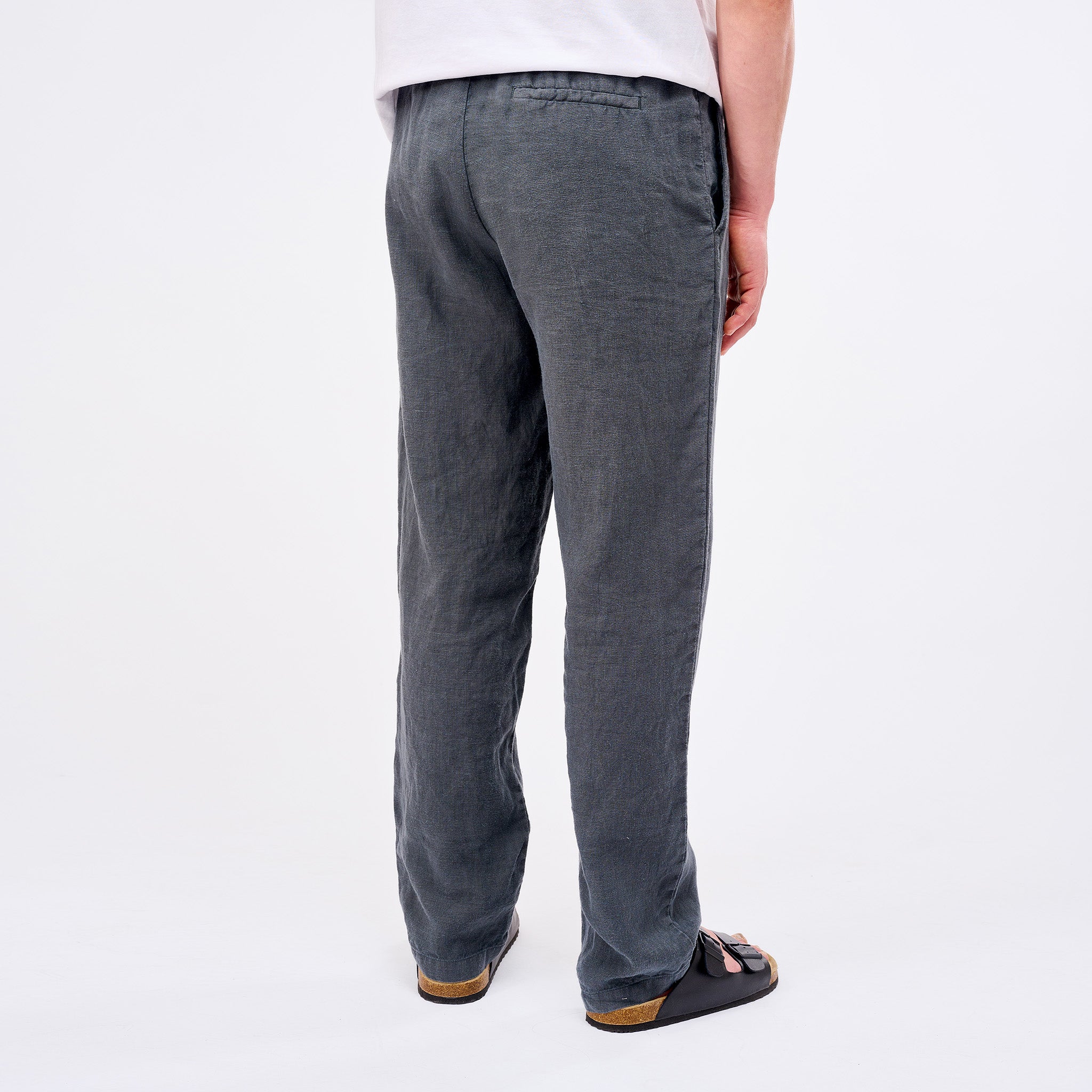 Leinenhose Herren Cozy Anthrazit