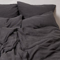 Leinen-Deckenbezug Cozy Anthrazit