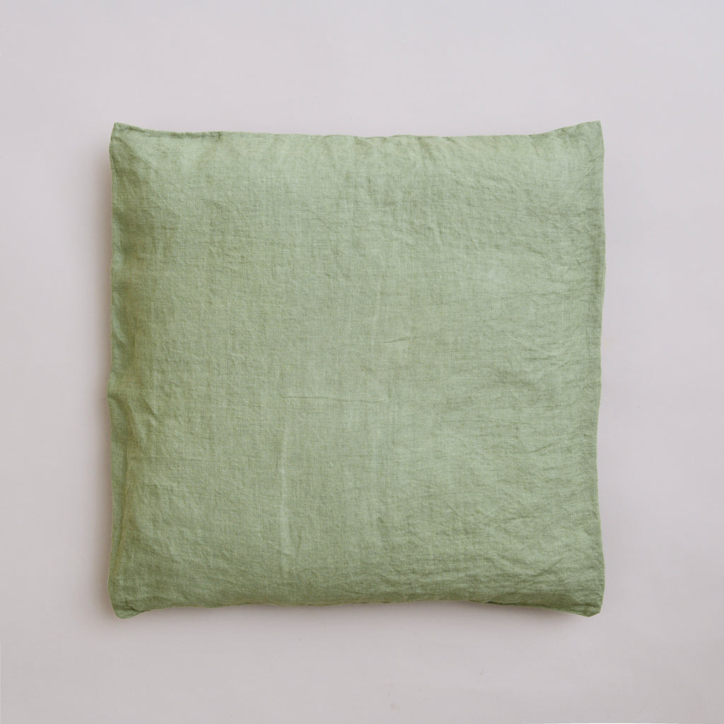 Leinen-Kissen 40x40 grün
