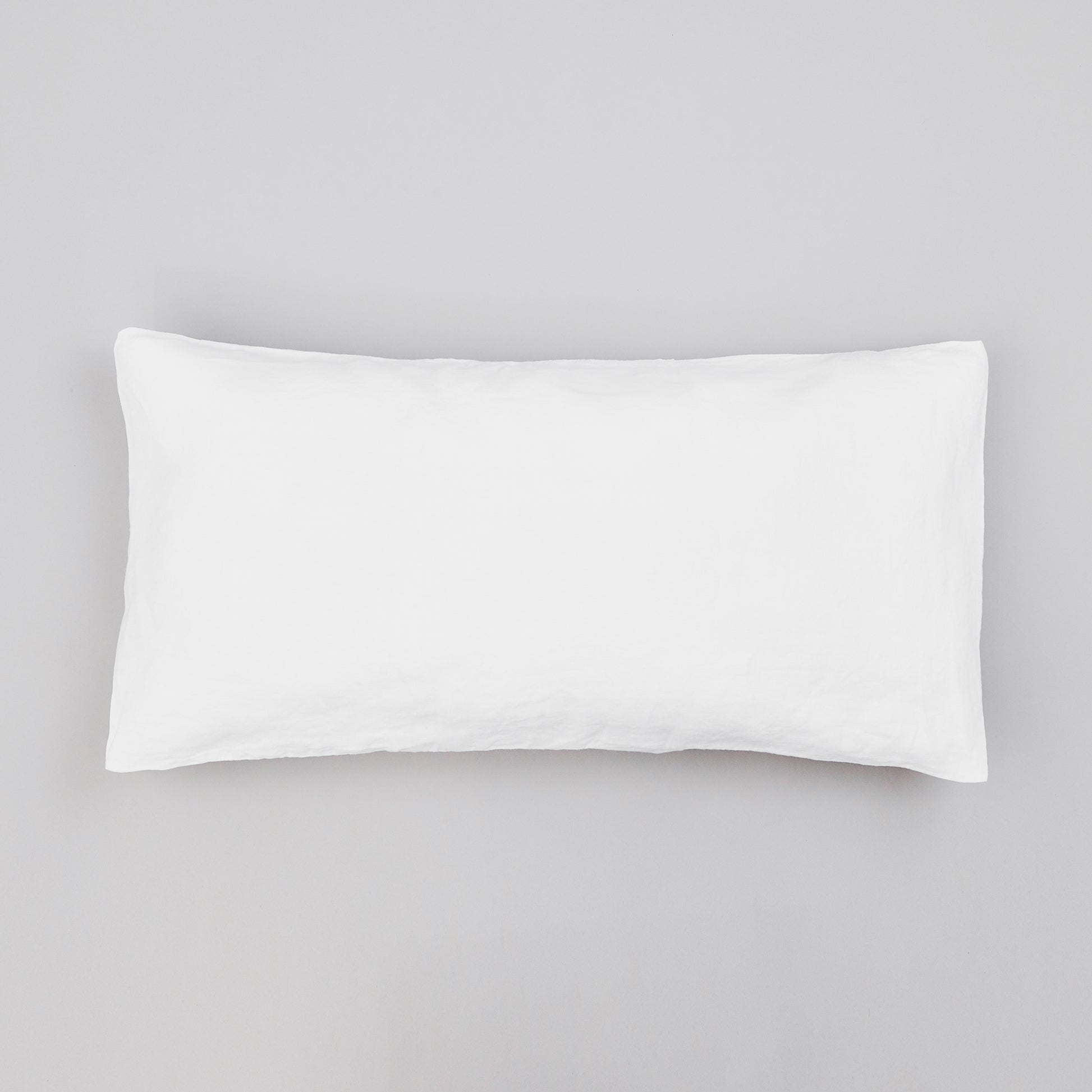 Leinen-Kissen 40x80 weiss